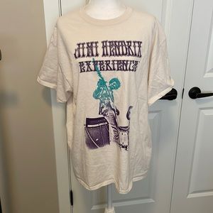 Jimi Hendrix graphic T-shirt.